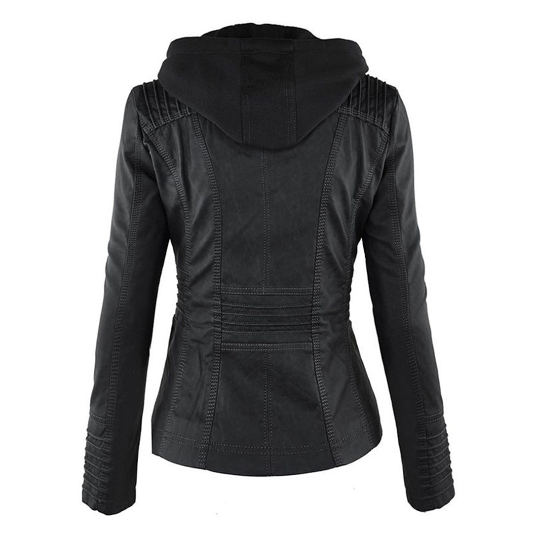 Women's Casual Hooded Jacket Relaxed Fit Full-Zip Lightweight Everyday