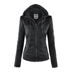 Women's Casual Hooded Jacket Relaxed Fit Full-Zip Lightweight Everyday