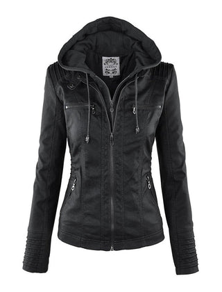 Women's Casual Hooded Jacket Relaxed Fit Full-Zip Lightweight Everyday