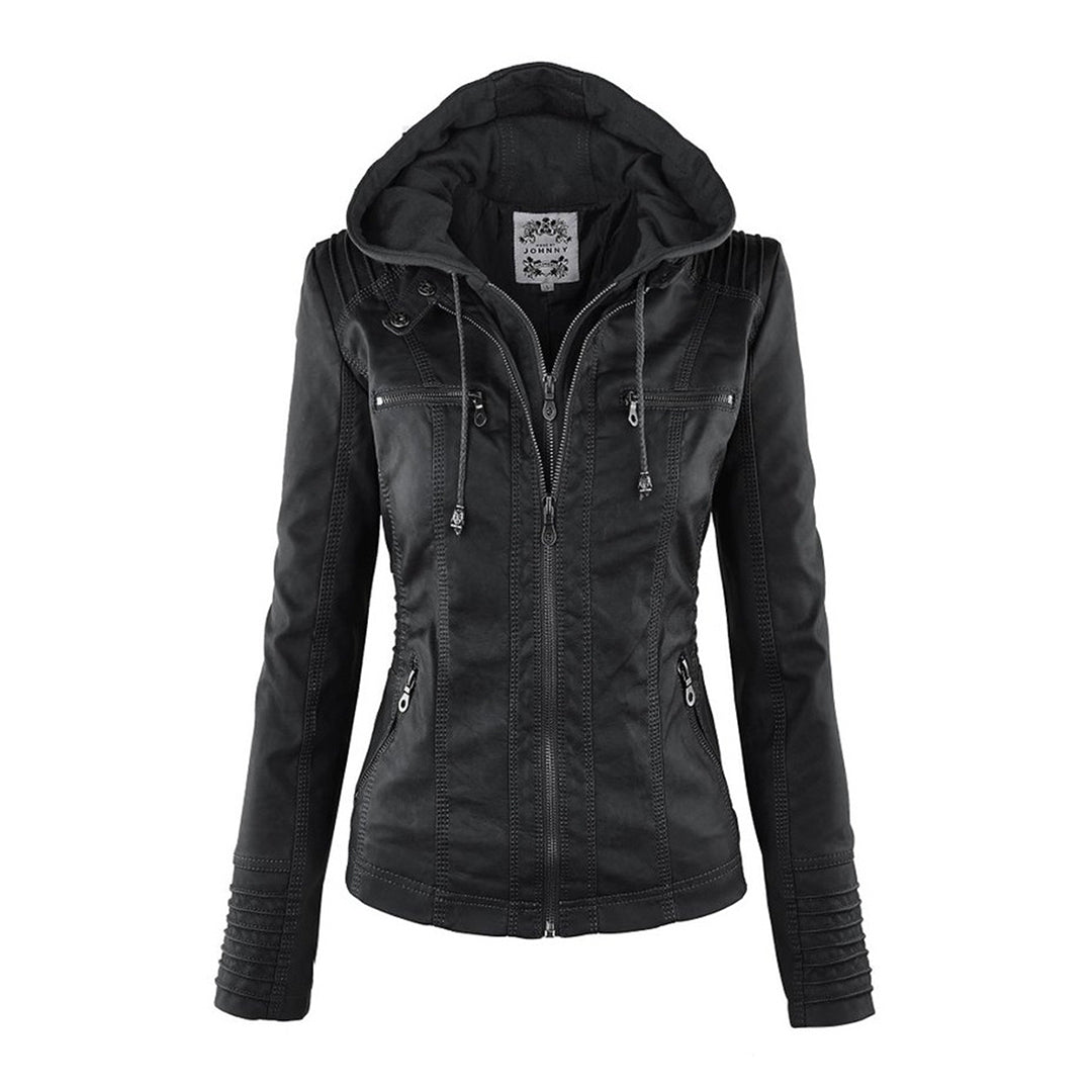 Women's Casual Hooded Jacket Relaxed Fit Full-Zip Lightweight Everyday
