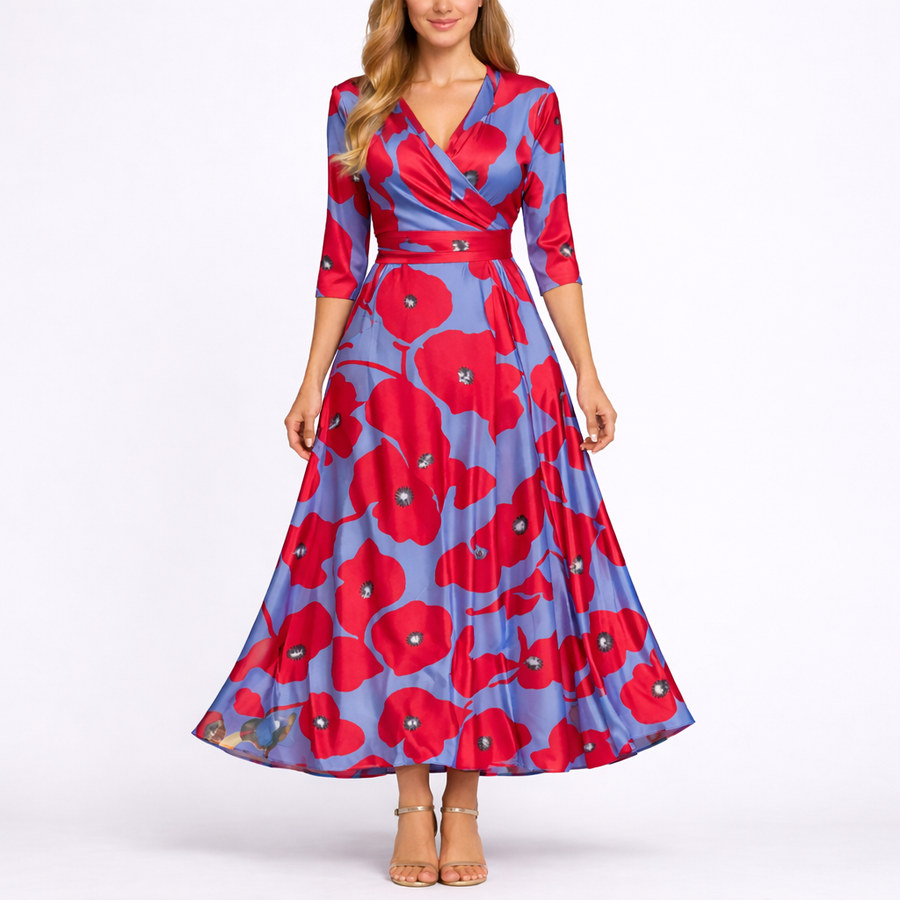 Women's Floral Maxi Dress Outfit for Summer Holidays Weddings Parties and Everyday Wear