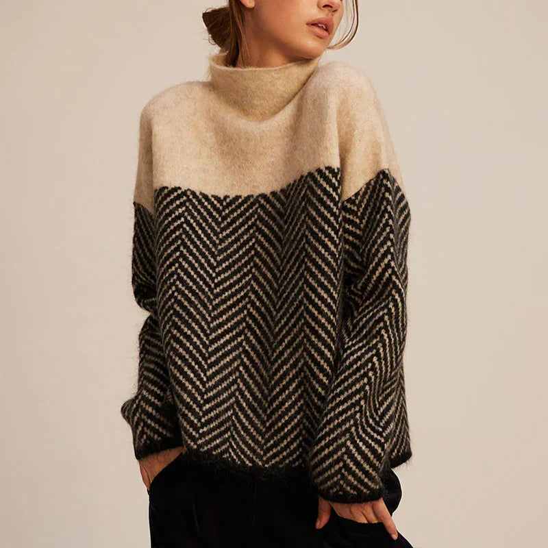 Women's Turtleneck Sweater Knitwear for Autumn Winter Layering Cosy Days and Everyday Wear