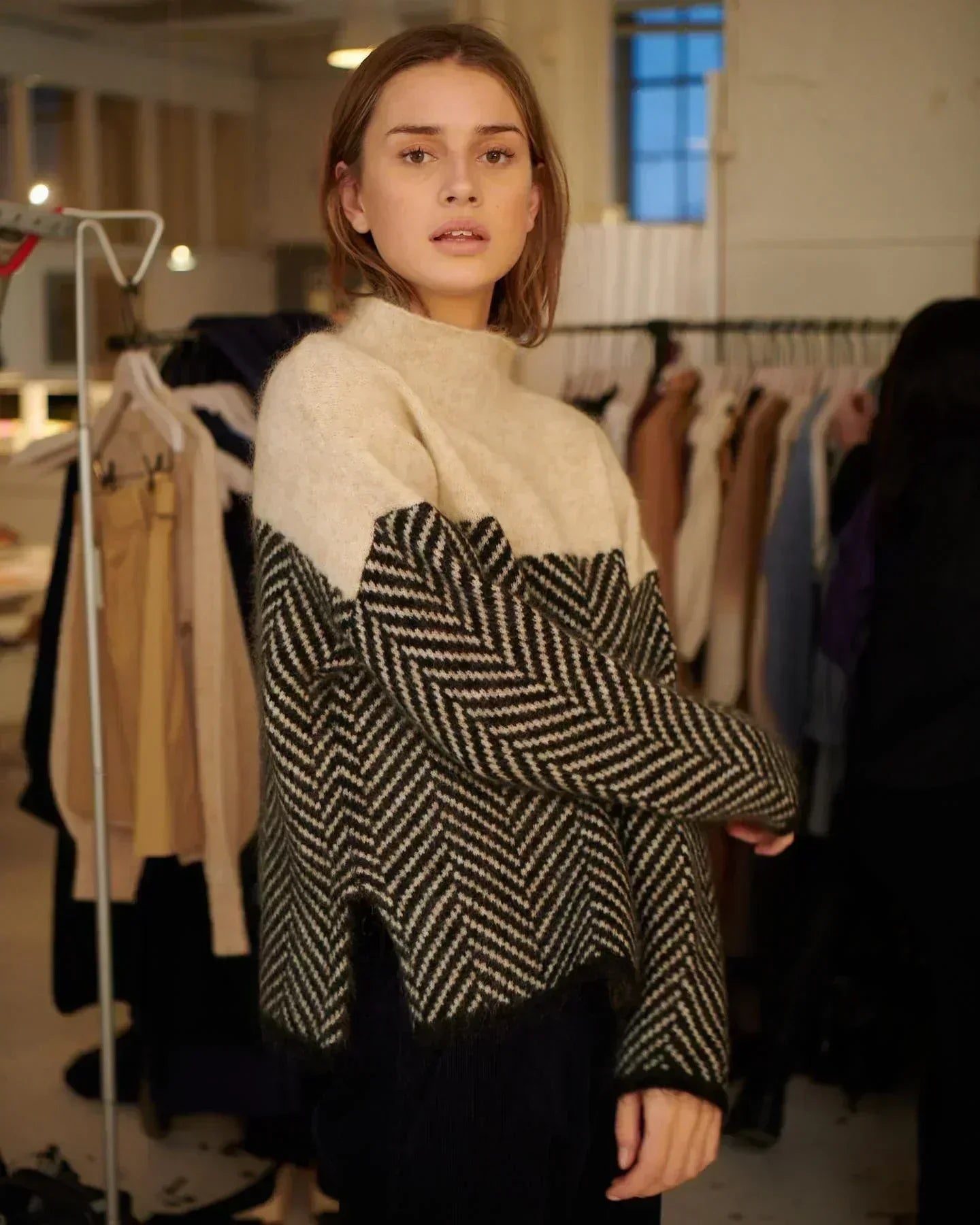 Women's Turtleneck Sweater Knitwear for Autumn Winter Layering Cosy Days and Everyday Wear