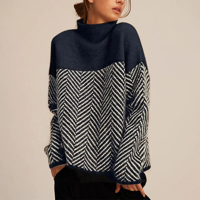 Women's Turtleneck Sweater Knitwear for Autumn Winter Layering Cosy Days and Everyday Wear