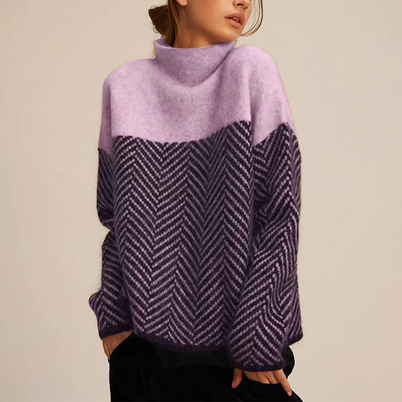 Women's Turtleneck Sweater Knitwear for Autumn Winter Layering Cosy Days and Everyday Wear
