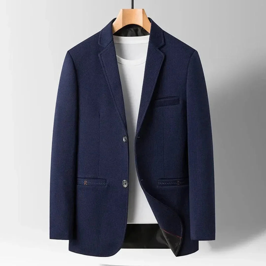 Women's Tailored Blazer Fitted Long Sleeve Notched Lapel Button Closure Stylish Office