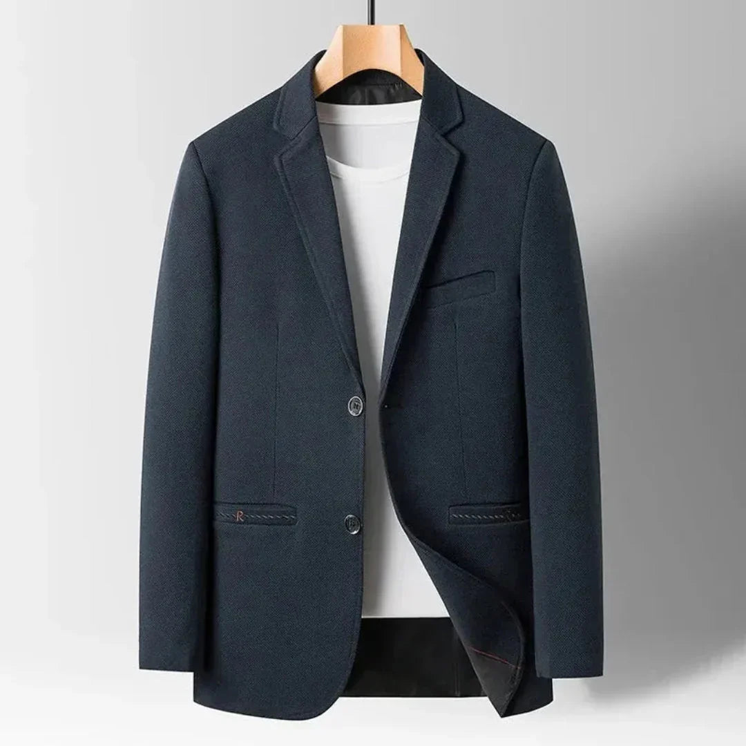 Women's Tailored Blazer Fitted Long Sleeve Notched Lapel Button Closure Stylish Office
