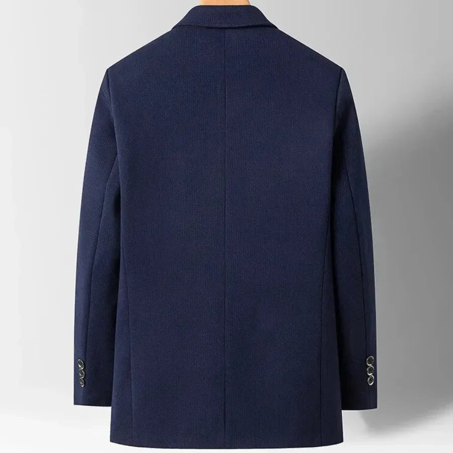 Women's Tailored Blazer Fitted Long Sleeve Notched Lapel Button Closure Stylish Office