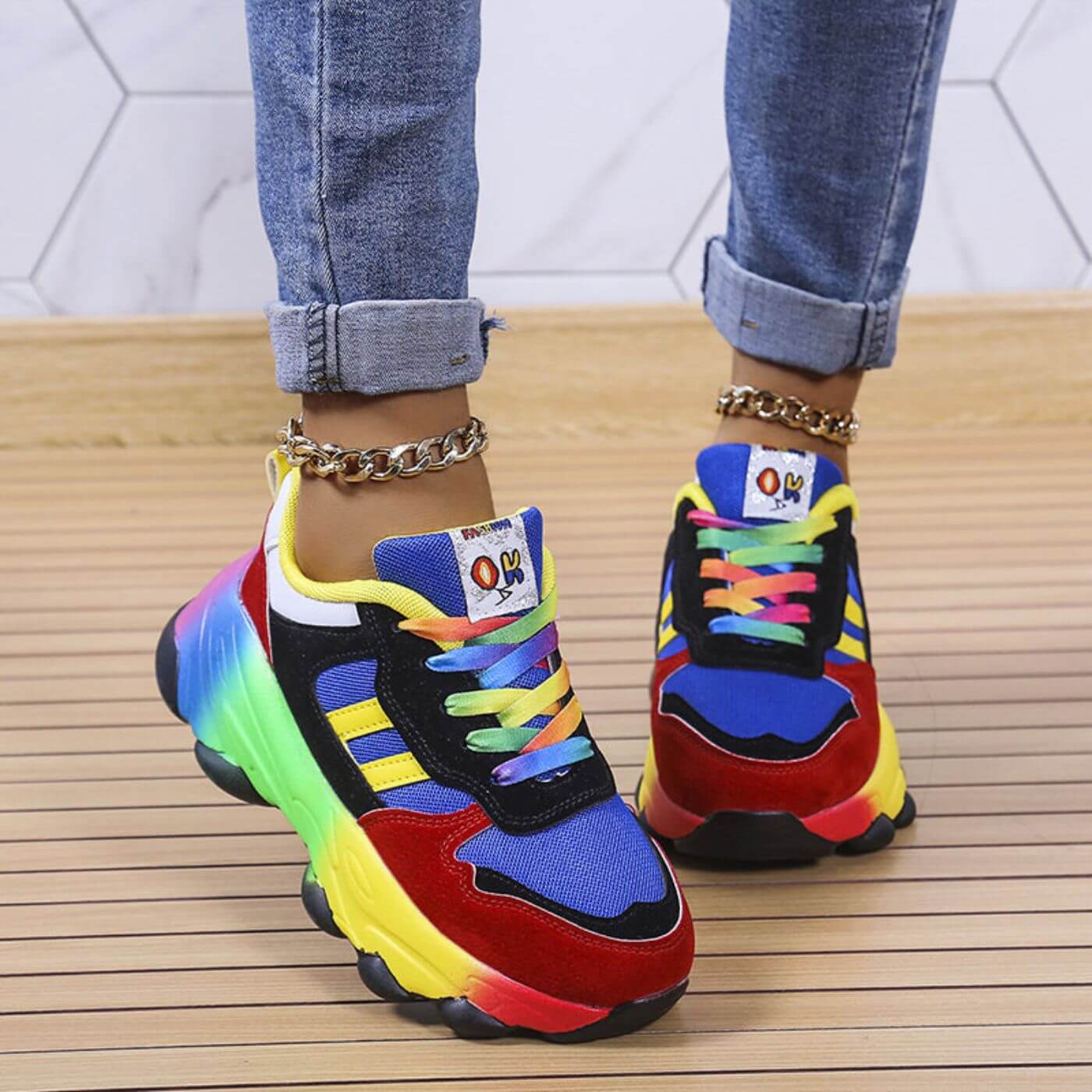 Women's Casual Footwear Sneakers Footwear for Summer Holidays Weddings Parties and Everyday Wear