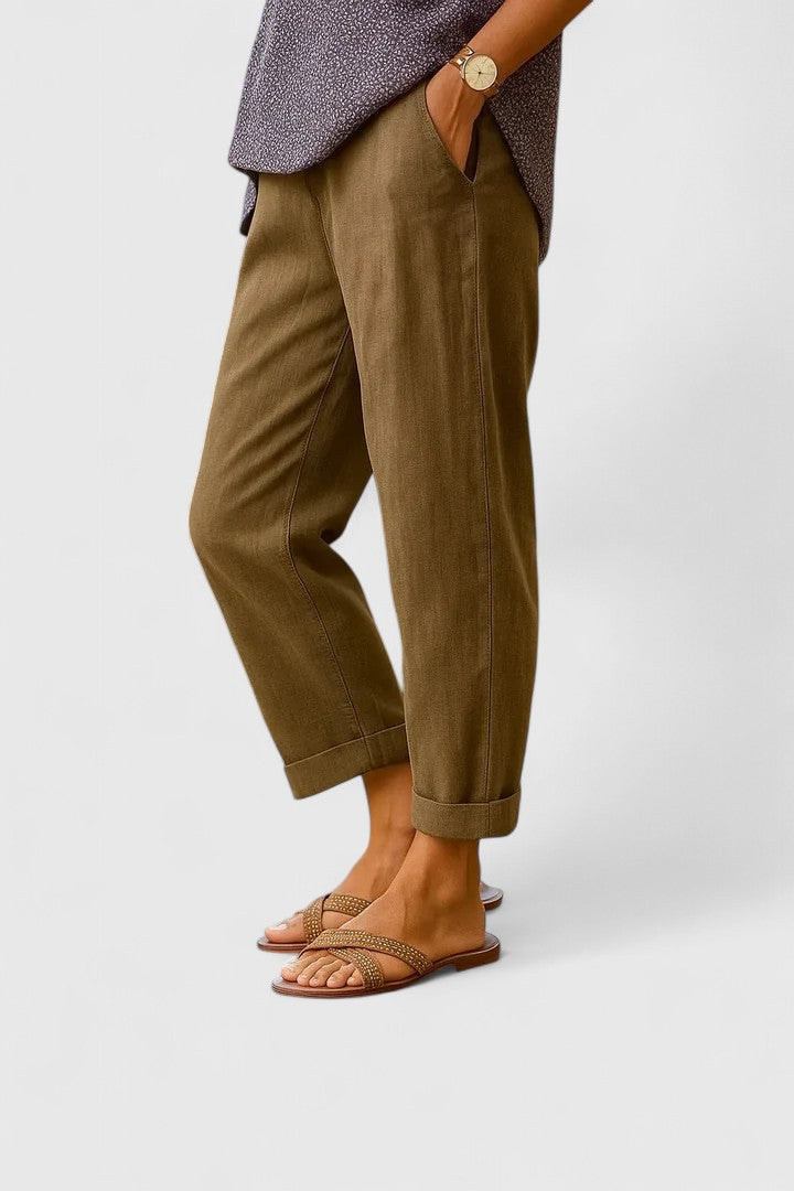 Women's Casual Relaxed Fit Pants Outfit for Work Casual Days Holidays and Everyday Wear