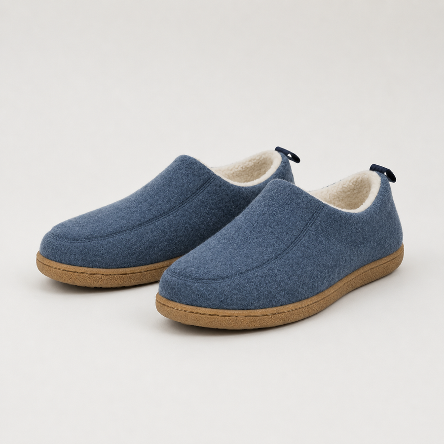 Men's Cozy House Slippers Warm Lined Supportive Indoor Footwear