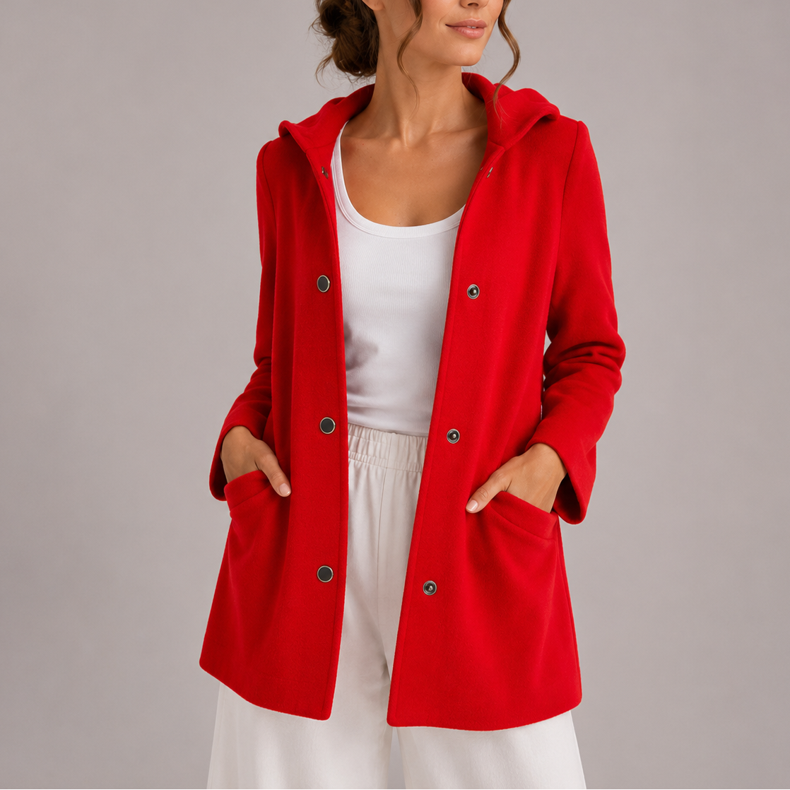 Women's Casual Hooded Cardigan Relaxed Fit Long Sleeve Open Front Everyday Layering