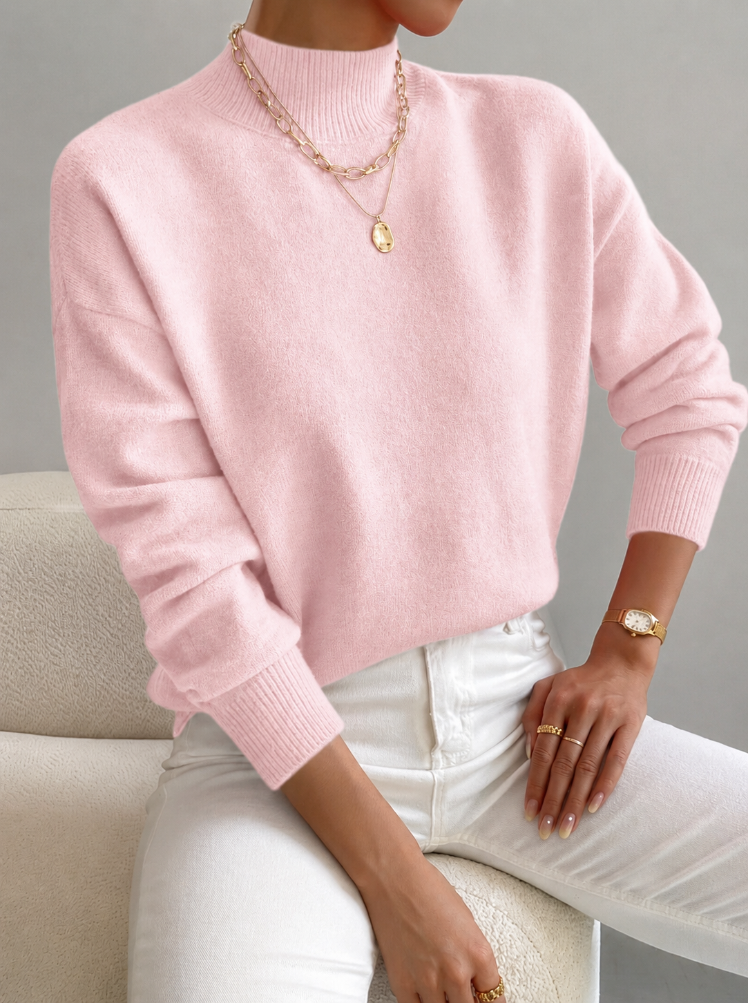 Women's Sweater Knitwear for Autumn Winter Layering Cosy Days and Everyday Wear