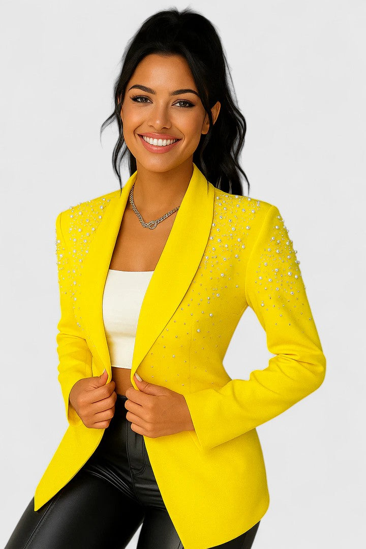 Women's Tailored Blazer Layering Outerwear for Work Autumn Winter and Everyday Wear