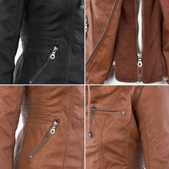 Women's Casual Hooded Jacket Relaxed Fit Full-Zip Lightweight Everyday