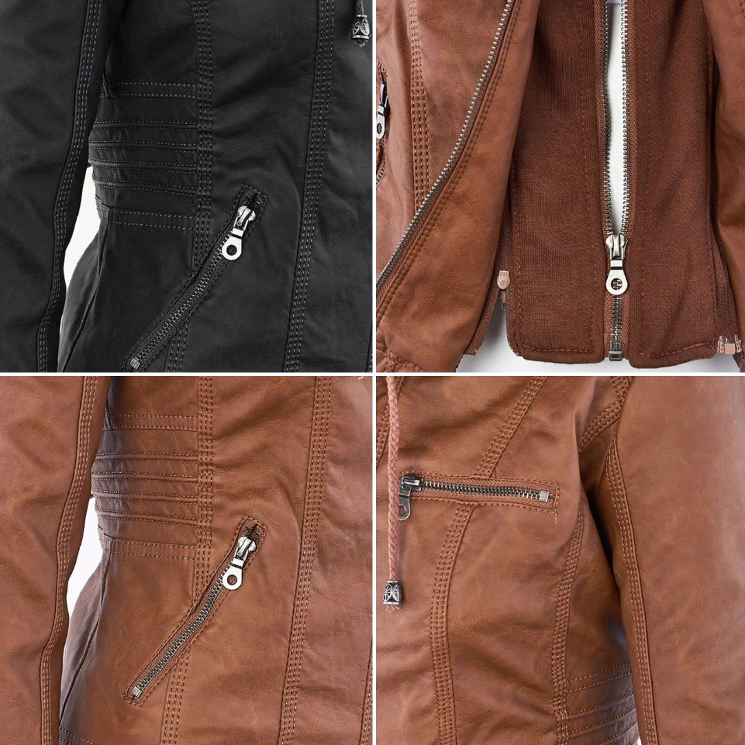 Women's Casual Hooded Jacket Relaxed Fit Full-Zip Lightweight Everyday