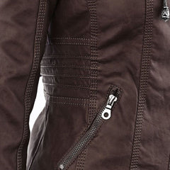 Women's Casual Hooded Jacket Relaxed Fit Full-Zip Lightweight Everyday