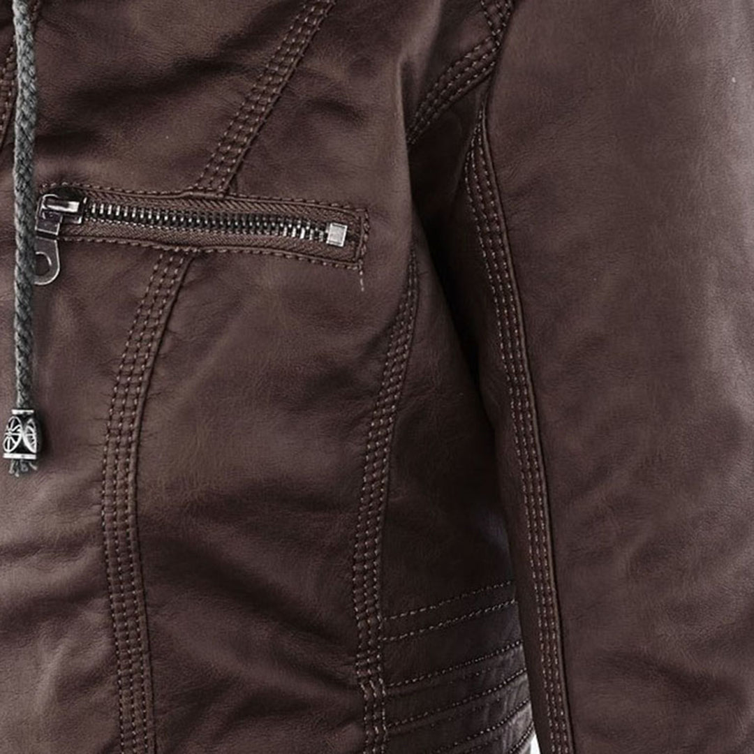Women's Casual Hooded Jacket Relaxed Fit Full-Zip Lightweight Everyday