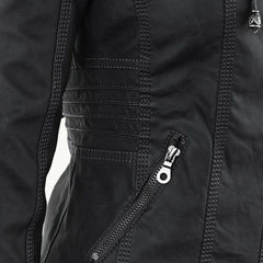 Women's Casual Hooded Jacket Relaxed Fit Full-Zip Lightweight Everyday