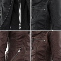 Women's Casual Hooded Jacket Relaxed Fit Full-Zip Lightweight Everyday