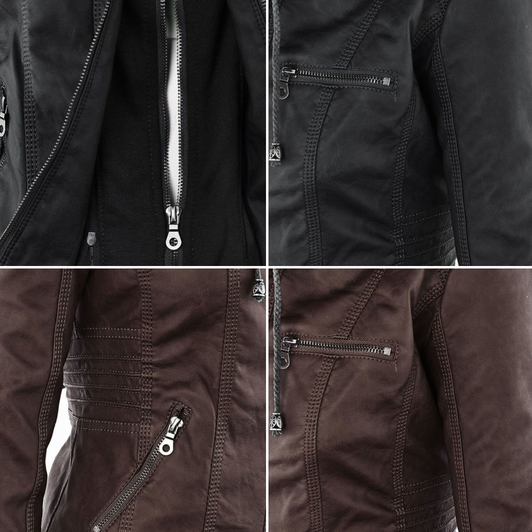 Women's Casual Hooded Jacket Relaxed Fit Full-Zip Lightweight Everyday