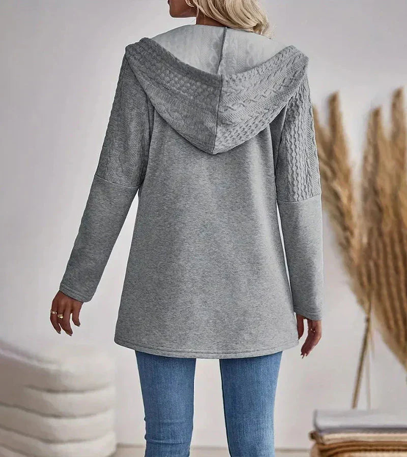 Women's Casual Zip-Up Hoodie Outfit for Weddings Parties Holidays Occasions and Everyday Wear