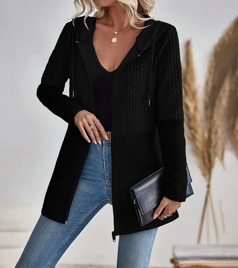 Women's Casual Zip-Up Hoodie Outfit for Weddings Parties Holidays Occasions and Everyday Wear