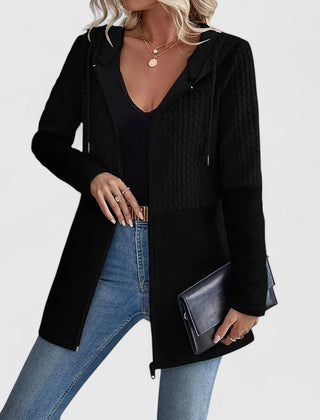Women's Sophisticated Jacket Tailored Fit Long Sleeve Notched Collar Layering