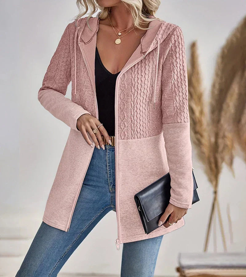 Women's Casual Zip-Up Hoodie Outfit for Weddings Parties Holidays Occasions and Everyday Wear