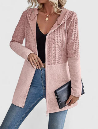Women's Sophisticated Jacket Tailored Fit Long Sleeve Notched Collar Layering