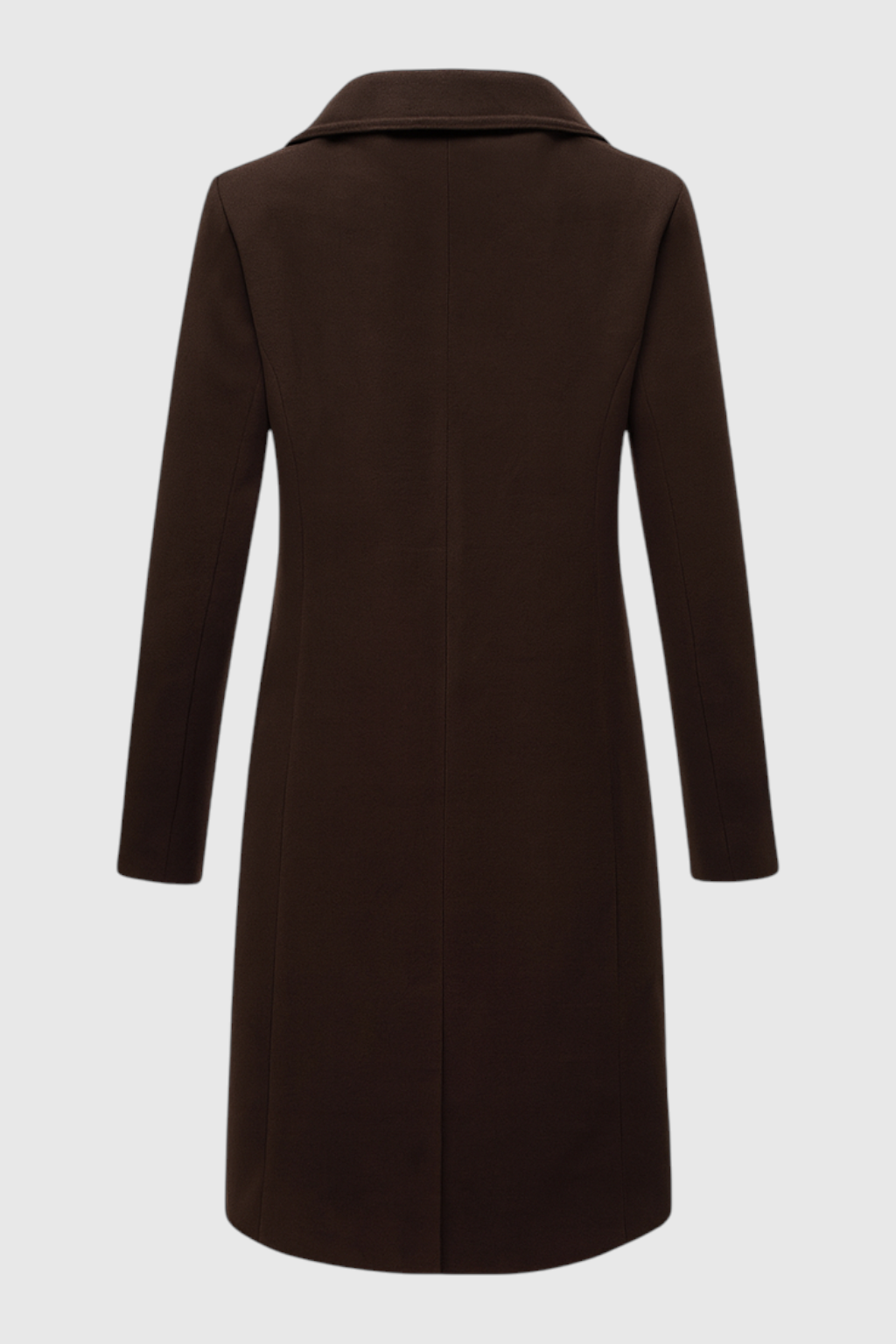 Women's Classic Trench Coat Tailored Fit Long Sleeve Double-Breasted All-Season