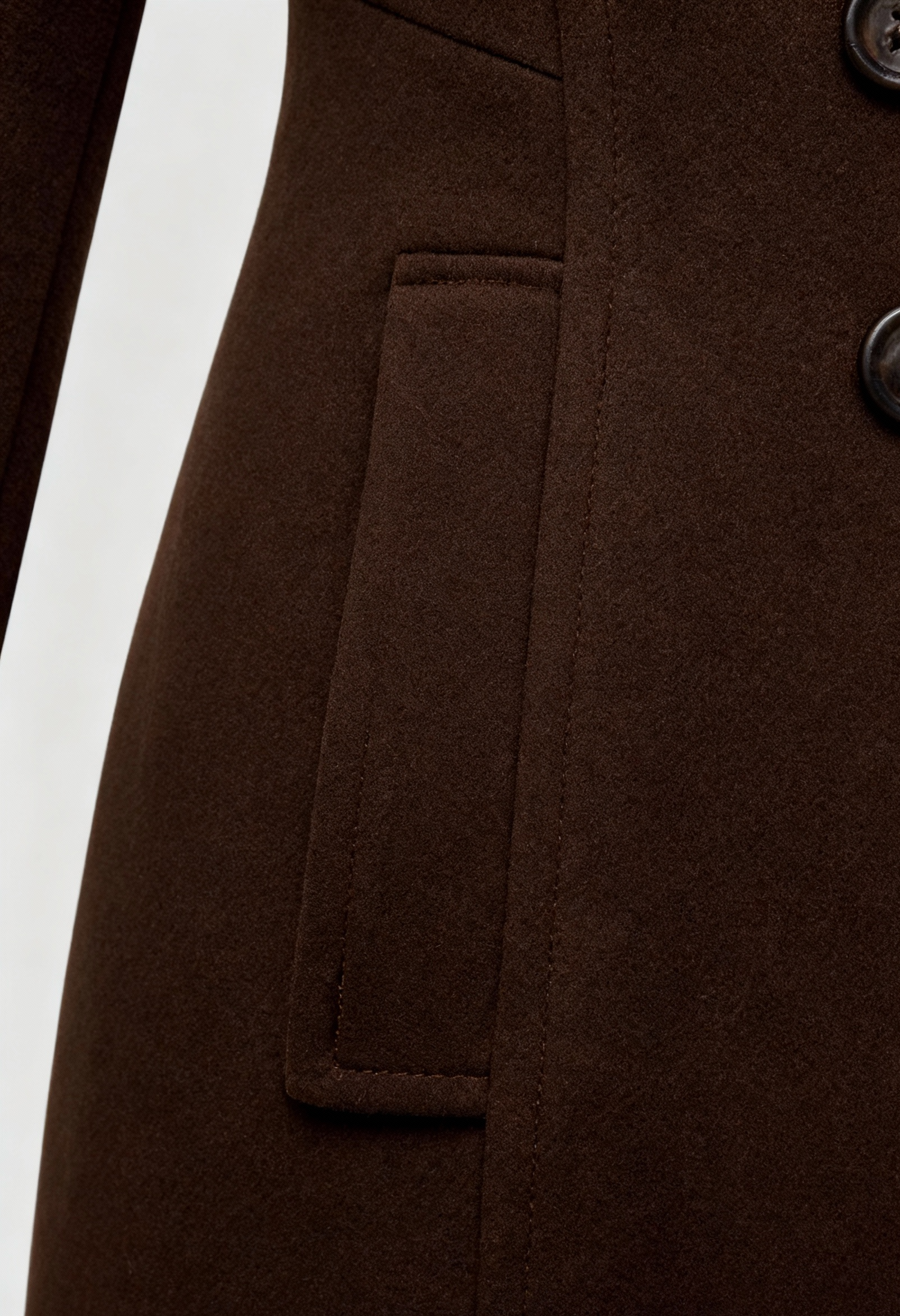 Women's Classic Trench Coat Tailored Fit Long Sleeve Double-Breasted All-Season