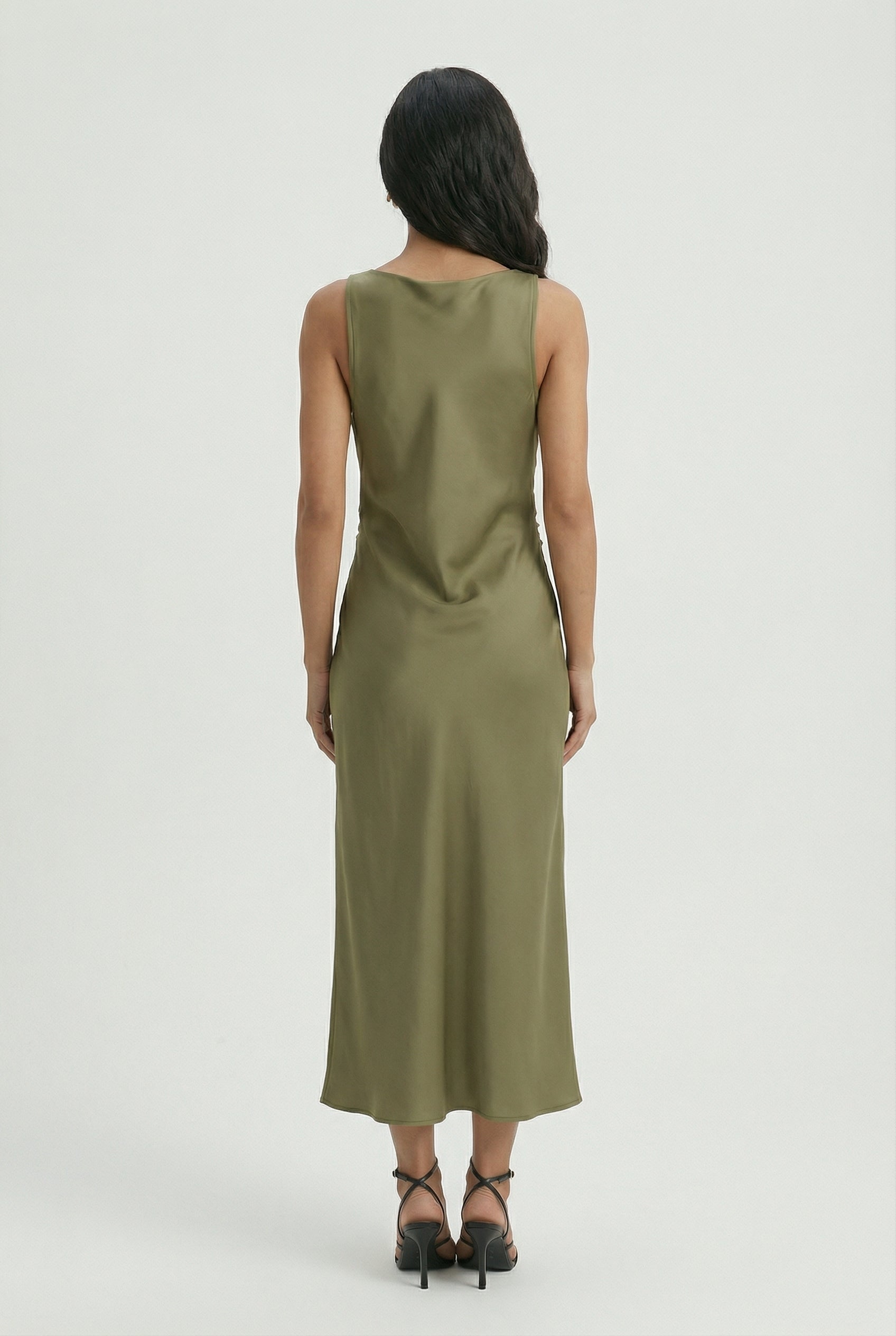 Women's Casual Midi Sundress Sleeveless Tank Relaxed Summer Everyday