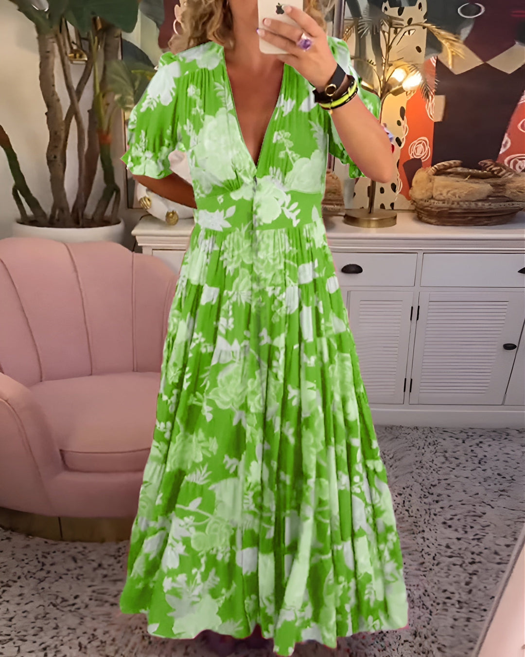 Women’s Floral Maxi Dress | Elegant Summer Dress