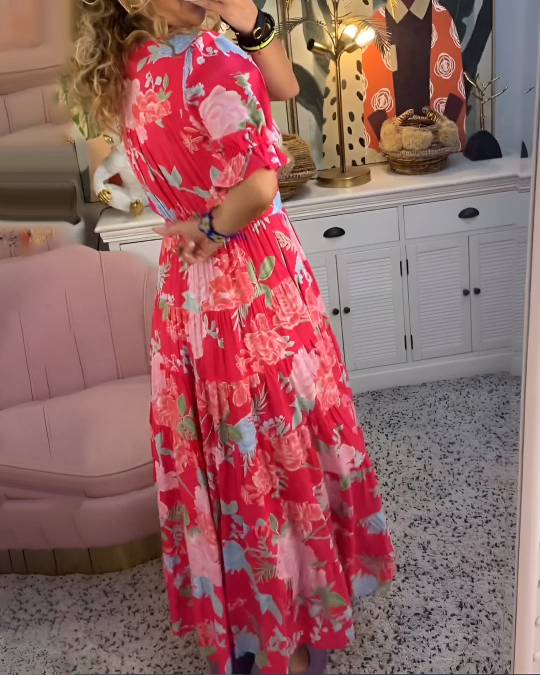 Women’s Floral Maxi Dress | Elegant Summer Dress