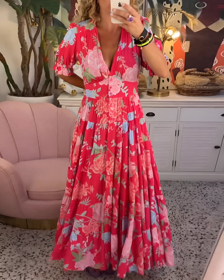 Women’s Floral Maxi Dress | Elegant Summer Dress
