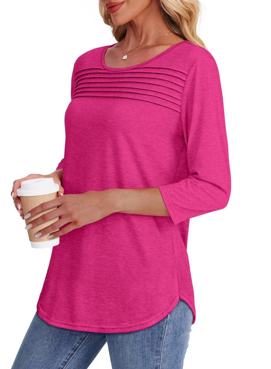 Women’s Stylish Pleated Top | Elegant