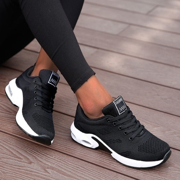 Women's Casual Sneakers Lace-Up Supportive Design Everyday Versatile Style
