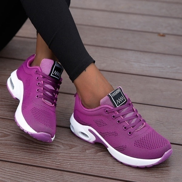 Women's Casual Sneakers Lace-Up Supportive Design Everyday Versatile Style