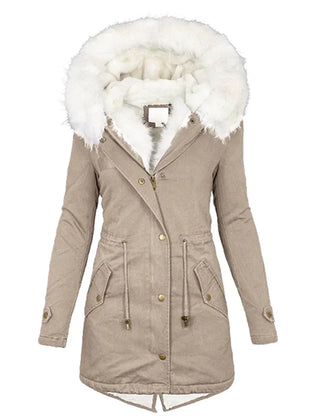 Women's Elegant Overcoat Tailored Fit Long Sleeve Classic Style Layering