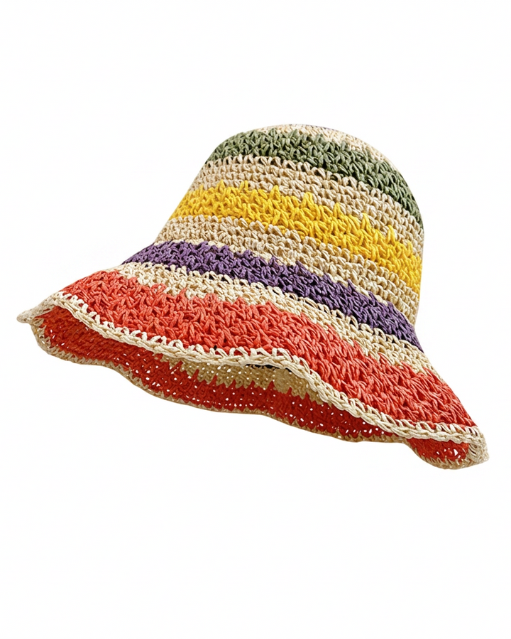 Women’s Stylish Striped Bucket Hat | Trendy