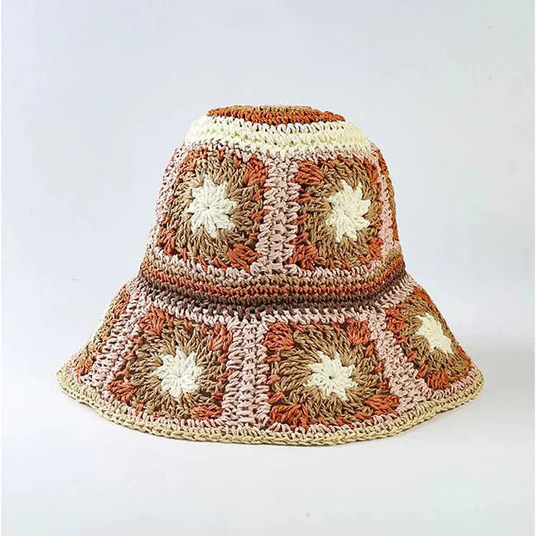 Women's Floral Bucket Summer Hat for Work Travel Holidays Shopping Commutes and Everyday Use