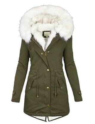 Women's Elegant Overcoat Tailored Fit Long Sleeve Classic Style Layering