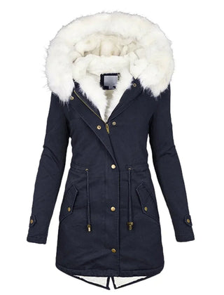 Women's Elegant Overcoat Tailored Fit Long Sleeve Classic Style Layering