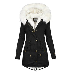 Women's Elegant Overcoat Tailored Fit Long Sleeve Classic Style Layering