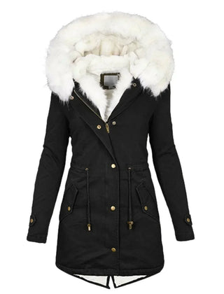 Women's Elegant Overcoat Tailored Fit Long Sleeve Classic Style Layering