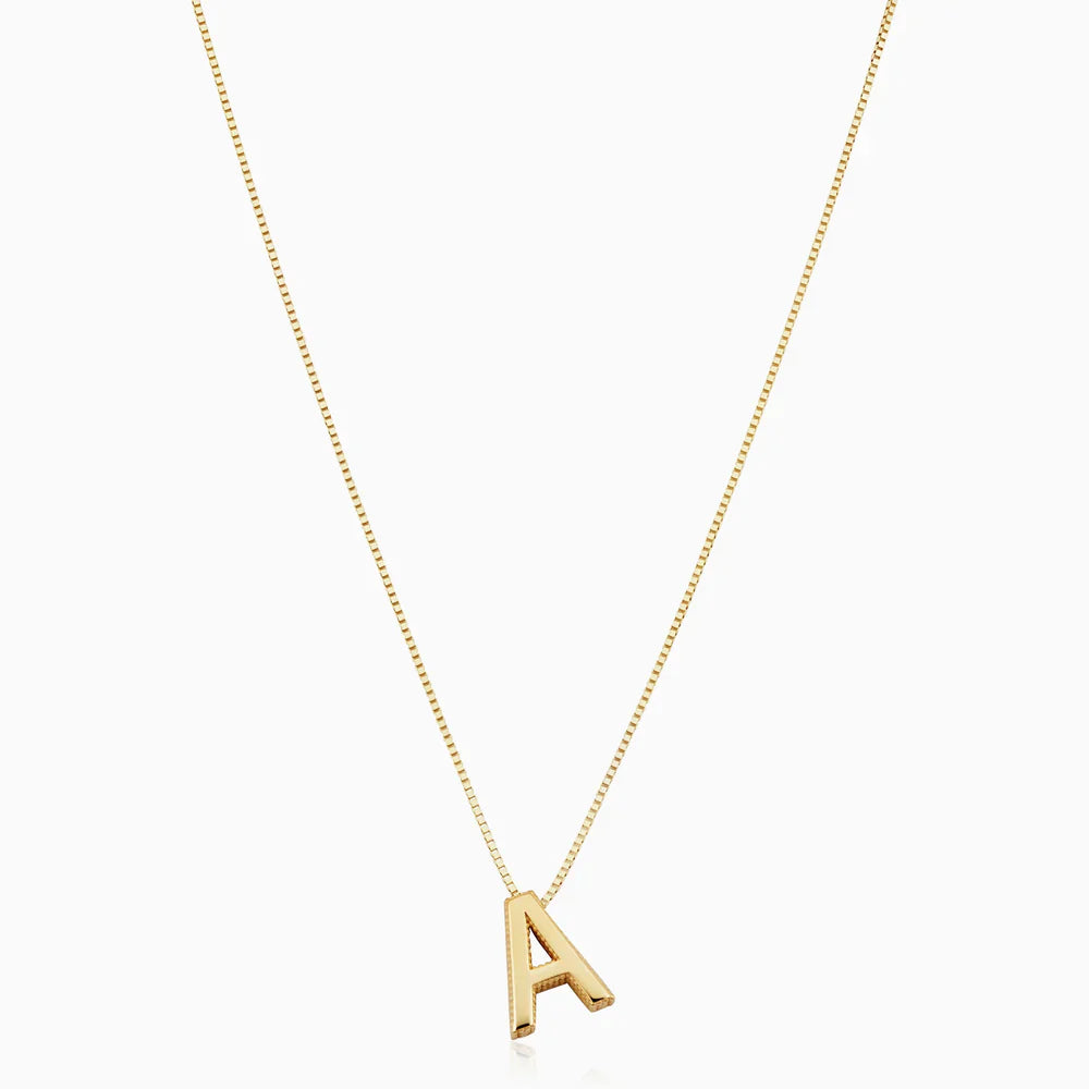Women's Gold Initial Necklace Statement Jewellery Jewelry Gift for Women Weddings Parties Prom and Everyday Wear