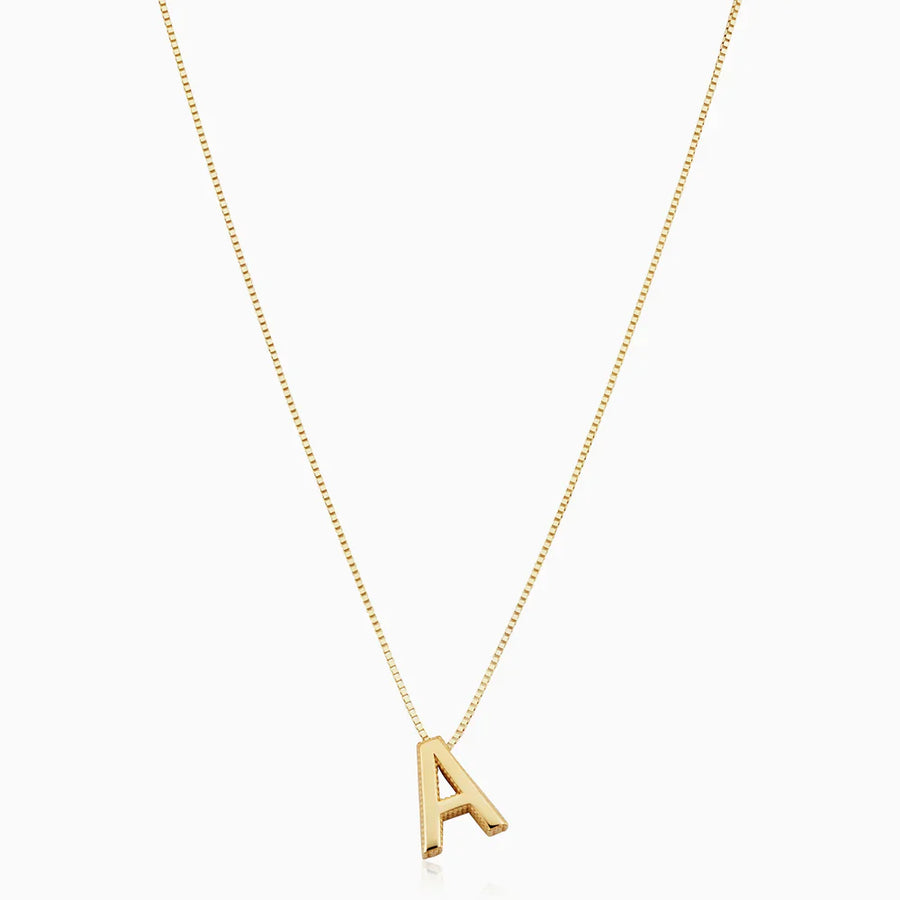 Women's Gold Initial Necklace Statement Jewellery Jewelry Gift for Women Weddings Parties Prom and Everyday Wear