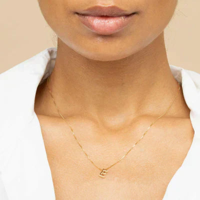Women's Gold Initial Necklace Statement Jewellery Jewelry Gift for Women Weddings Parties Prom and Everyday Wear