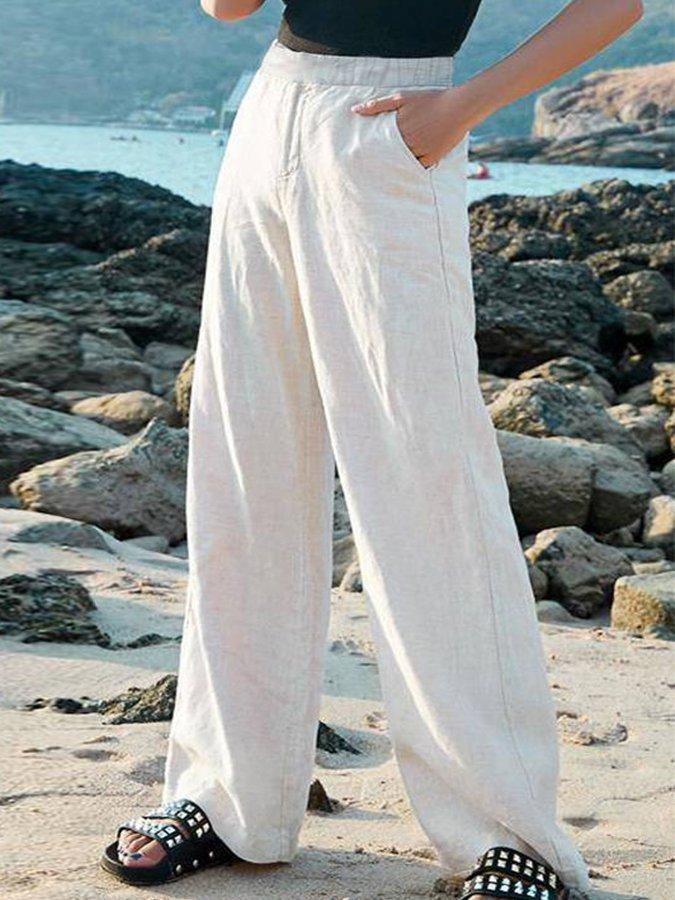 Women's High-Waisted Wide Leg Pants Outfit for Work Casual Days Holidays and Everyday Wear
